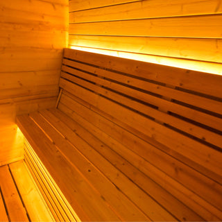 Anyi-4 Series Square Infrared Sauna – Carbonized Spruce Wood | Home Wellness & Relaxation Anyi Health