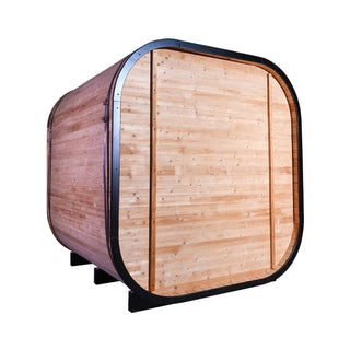 Anyi-9 Square Infrared Sauna – Carbonized Spruce Anyi Health