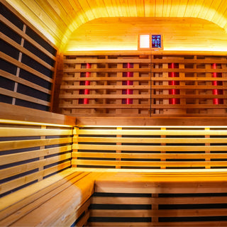 Anyi-9 Square Infrared Sauna – Carbonized Spruce Anyi Health