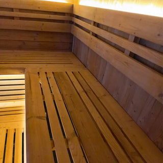 New 4-6 person Black Square Premium Thermo Spruce Wood Outdoor Sauna-FFF Anyi Health