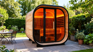 Anyi-9 Square Infrared Sauna – Carbonized Spruce Anyi Health