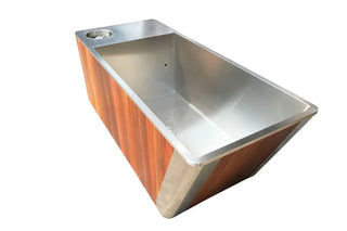 Wooden All-in-One Ice Tub – Cold Plunge for Recovery and Wellness Anyi Health