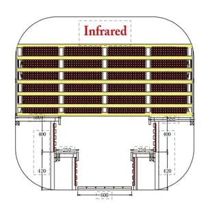 Model EW-8 Square Infrared Sauna EastWestSanua