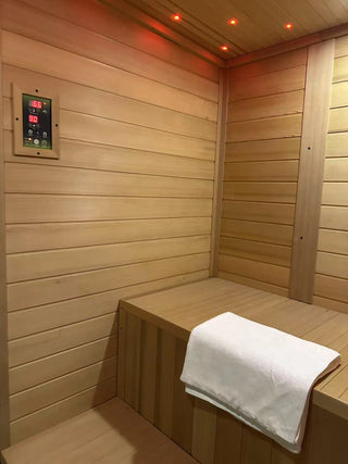 New Luxury High-End Black Square Outdoor Sauna – Modern Backyard Wellness Cabin Anyi Health