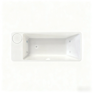 Acrylic Ice Bath Tub with Built-In Ice Machine – All-in-One Cold Plunge Spa Anyi Health