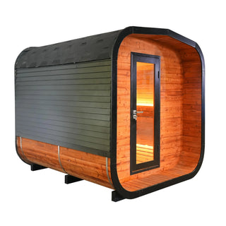Anyi-3 Square Infrared Sauna – Carbonized Spruce Wood | Home & Indoor Wellness Anyi Health