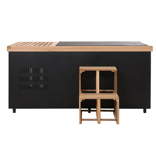 Black Rectangular Ice Tub – Modern Cold Plunge for Recovery & Wellness Anyi Health