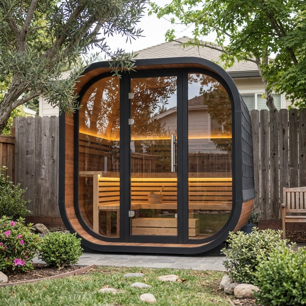 Anyisauna Arc 6 Outdoor Sauna-FFF Anyi Health