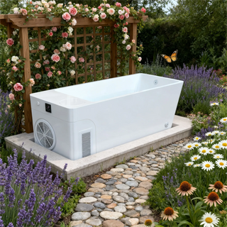 Acrylic Ice Bath Tub with Built-In Ice Machine – All-in-One Cold Plunge Spa Anyi Health