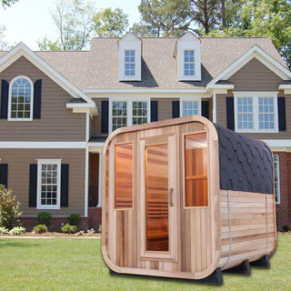 Red Cedar Square Sauna – Elegant Design, Premium Wellness Anyi Health