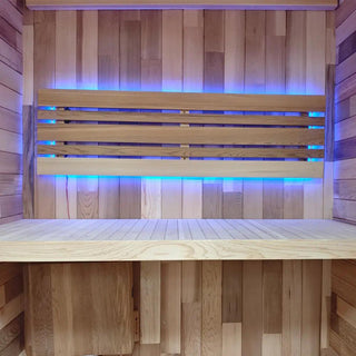 Red Cedar Outdoor Square Traditional Steam Sauna – Premium Home Wellness & Relaxation Anyi Health