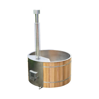Luxury Wood-Fired Hot Tub for Backyard | Red Cedar & Spruce Anyi Health