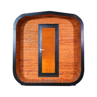 Anyi-3 Square Infrared Sauna – Carbonized Spruce Wood | Home & Indoor Wellness Anyi Health