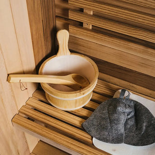 Outdoor Barrel Sauna with Front Porch & Panoramic Glass – Available in 2-6 Person Sizes Anyi Health