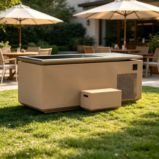 Stainless Steel Cold Plunge Tub with 1HP Chiller & Pump Anyi Health