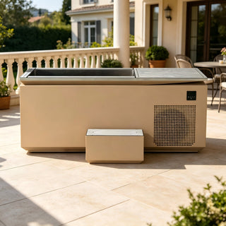 Stainless Steel Cold Plunge Tub with 1HP Chiller & Pump Anyi Health
