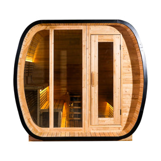 Anyi-4 Series Square Infrared Sauna – Carbonized Spruce Wood | Home Wellness & Relaxation Anyi Health