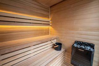 3-4 Person Outdoor Sauna with 6KW Heater | Canadian Red Cedar Traditional Sauna Anyi Health