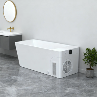 Acrylic Ice Bath Tub with Built-In Ice Machine – All-in-One Cold Plunge Spa Anyi Health