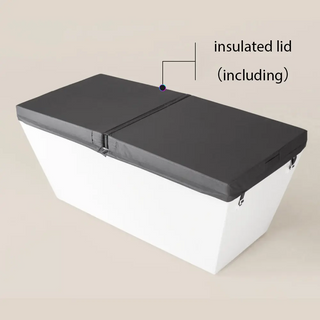 Rectangular Cold Plunge Tub Soaking Bathtub Acrylic Freestanding Ice Bath Tub