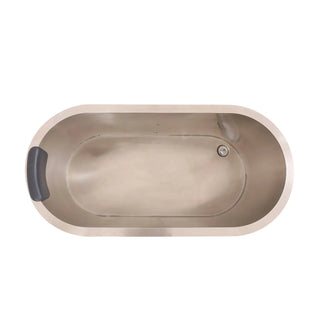 U-Shaped Red Cedar Ice Bath Tub – Ergonomic Cold Plunge Spa Barrel Anyi Health