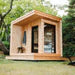 Outdoor Traditional Cedar Sauna with Porch – Up to 3 Persons