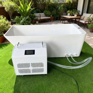 Rectangular Acrylic Cold Plunge Tub – Freestanding Ice Bath for Recovery Anyi Health