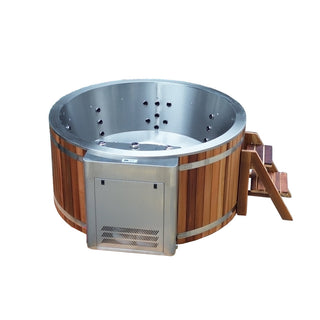 Luxury Red Cedar Jacuzzi Hot Tub with Integrated Heater Anyi Health