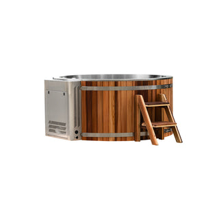 Luxury Red Cedar Jacuzzi Hot Tub with Integrated Heater Anyi Health