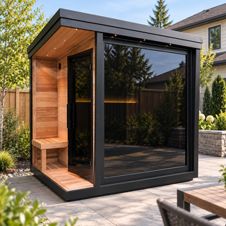 Anyisauna GABLE 4  Outdoor Sauna Anyi Health