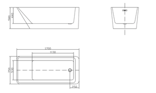 Rectangular Acrylic Cold Plunge Tub – Freestanding Ice Bath for Recovery Anyi Health