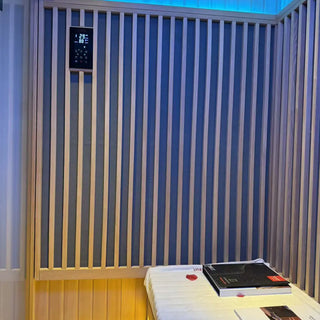 3-6 Person Far Infrared Reclining Chair Hemlock Sauna Room - Reclining Chair + Regular Seat Anyi Health