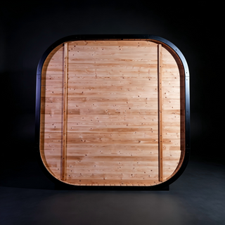 Anyi-9 Square Infrared Sauna – Carbonized Spruce Anyi Health
