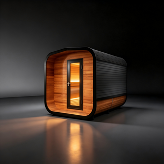 6 - Person Square Traditional Steam Sauna: A Haven of Relaxation and Wellness Anyi Health