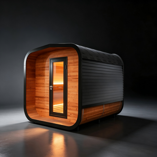 6 - Person Square Traditional Steam Sauna: A Haven of Relaxation and Wellness Anyi Health