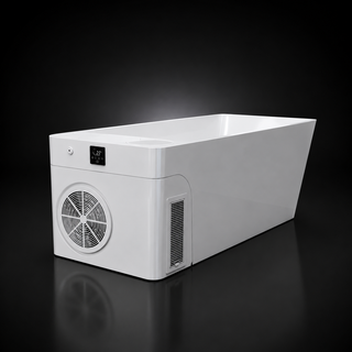 Anyi Acrylic ICE TUB – Single Person Cold Plunge Tub with Ice Bath Chiller for Recovery & Wellness Anyi Health