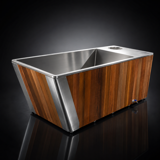 Wooden All-in-One Ice Tub – Cold Plunge Bath with Chiller for Recovery & Wellness Anyi Health