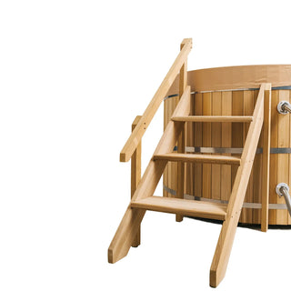 External Oven Heated Wooden Hot Tub – Traditional Outdoor Spa Anyi Health