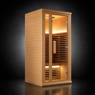 Far Infrared Sauna – Premium 1–2 Person Home Wellness Cabin with Chromotherapy & Oxygen Ionizer Anyi Health