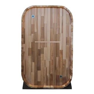 Red Cedar Outdoor Square Traditional Steam Sauna – Premium Home Wellness & Relaxation Anyi Health