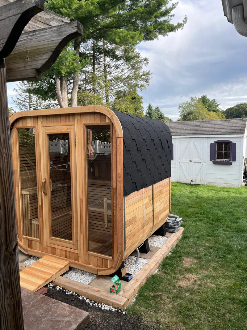Customer sauna installation