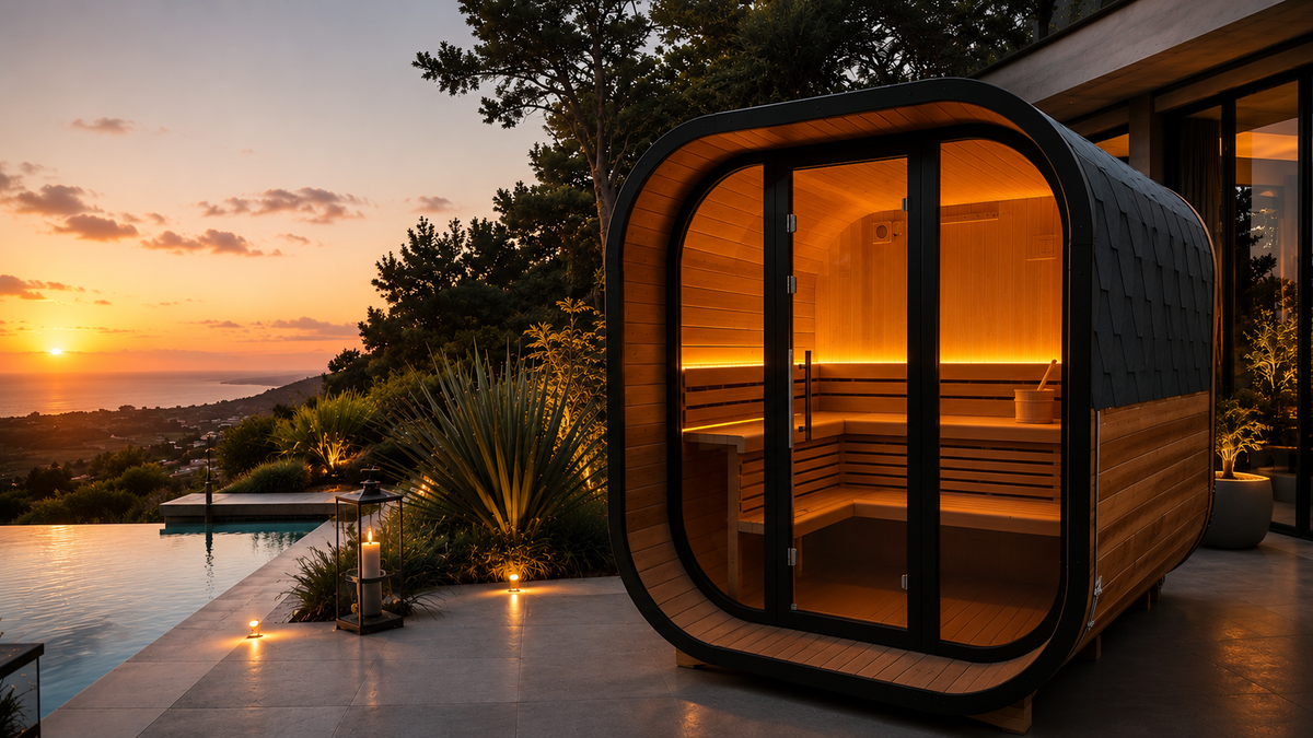 Anyisauna Arc 6 Outdoor Sauna-FFF