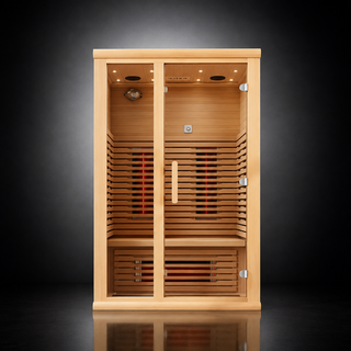Far Infrared Sauna – Premium 1–2 Person Home Wellness Cabin with Chromotherapy & Oxygen Ionizer Anyi Health