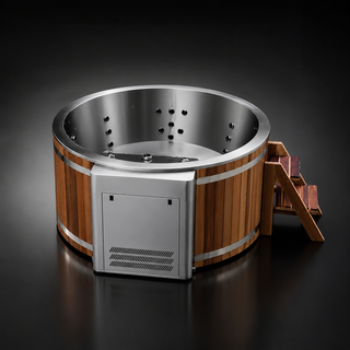 Luxury Red Cedar Jacuzzi Hot Tub with Integrated Heater Anyi Health
