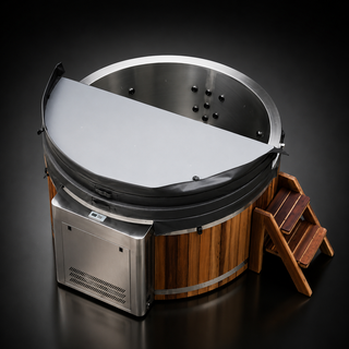 Luxury Red Cedar Jacuzzi Hot Tub with Integrated Heater Anyi Health