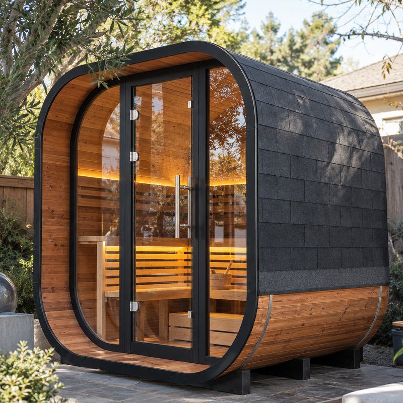 Anyisauna Arc 6 Outdoor Sauna-FFF Anyi Health
